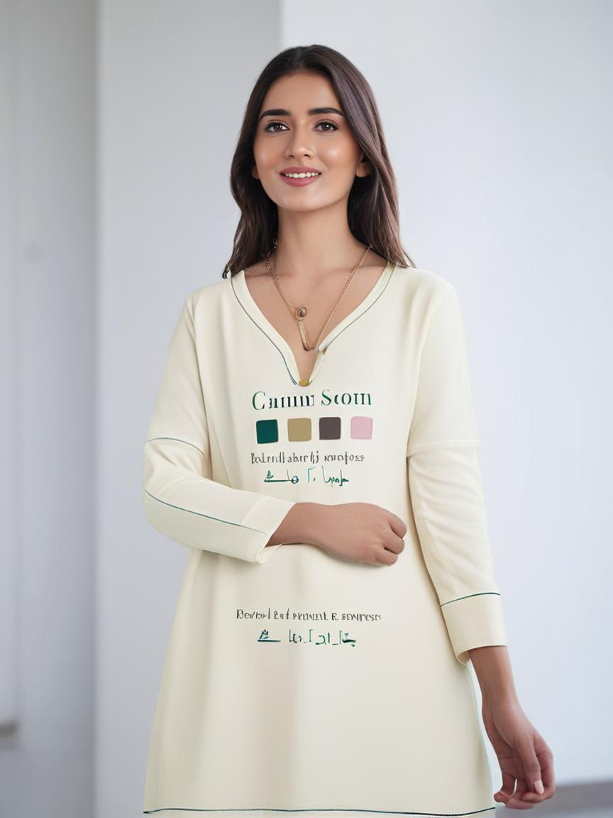 Model wearing Royal Blue Mirror Work