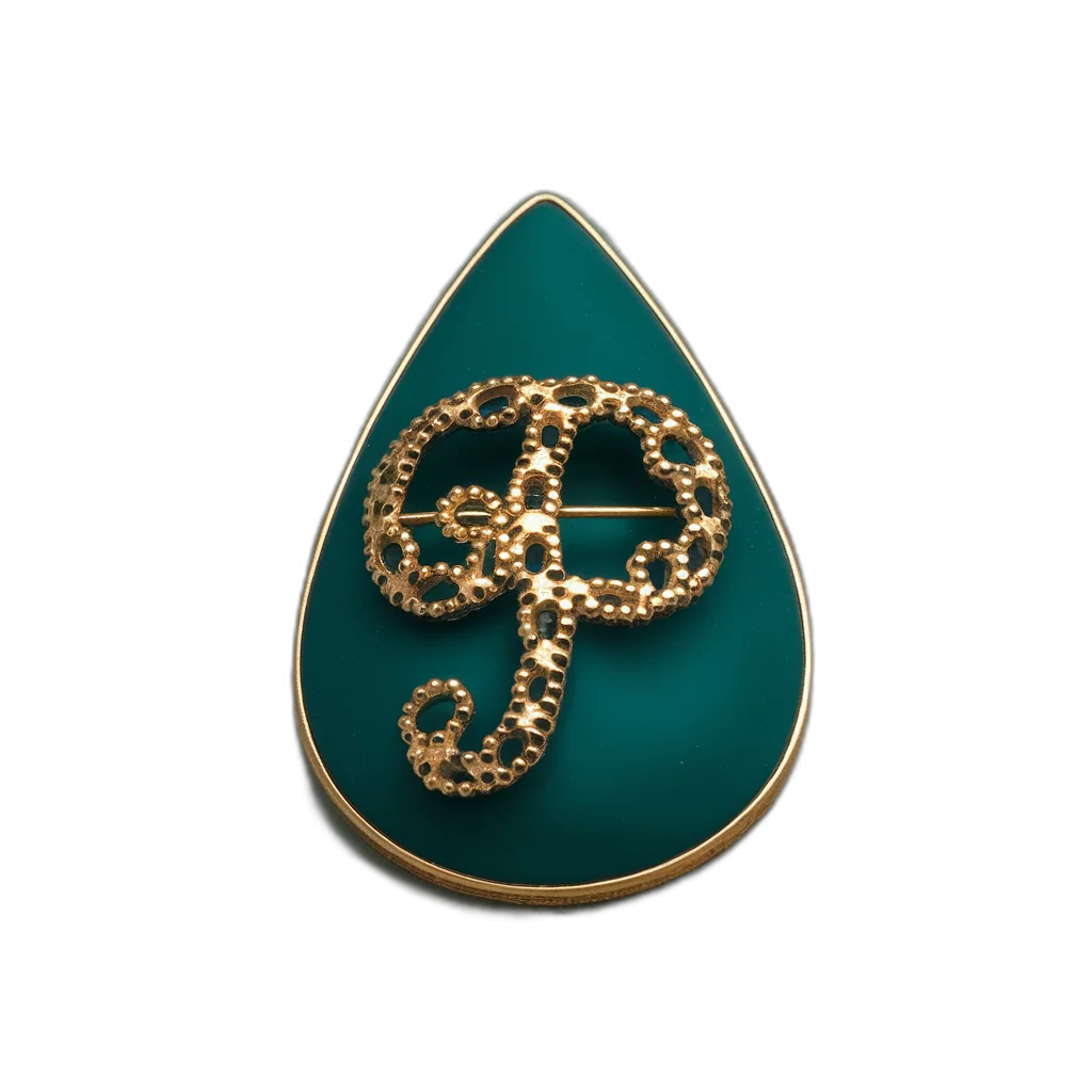 Teal Teardrop